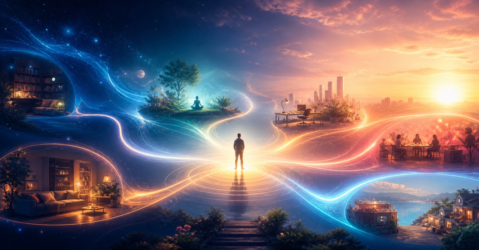 A human at the centre of connected home, learning, work and real-world outcomes